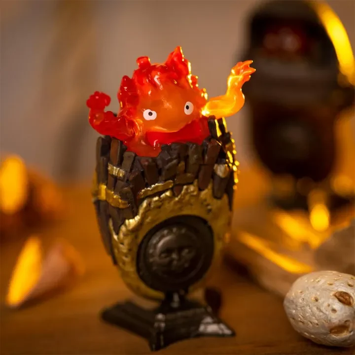 Howl’s Moving Castle Blind Box Ring Calcifer - 1 Unidade Aleatória